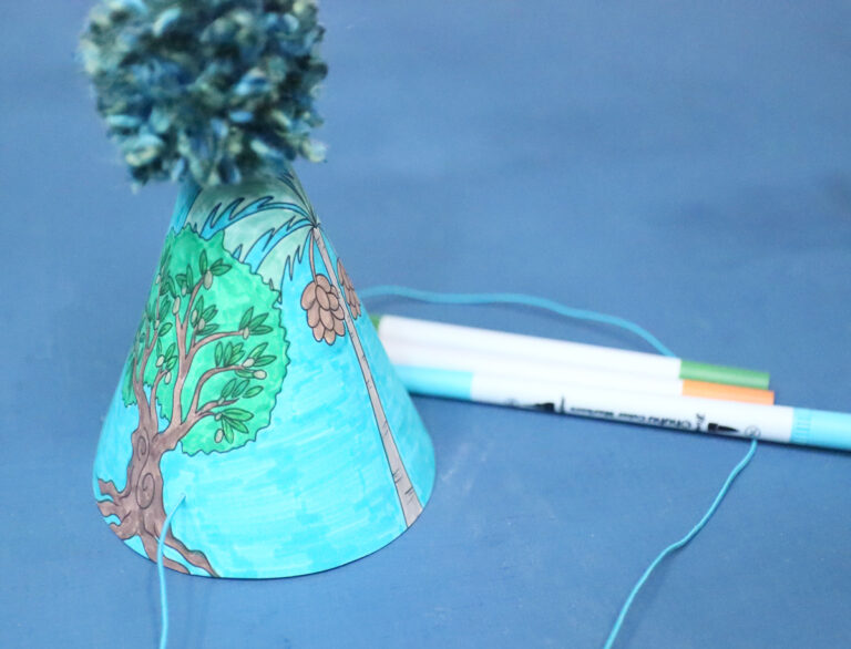 Free Printable Tu B’Shvat Hat Craft